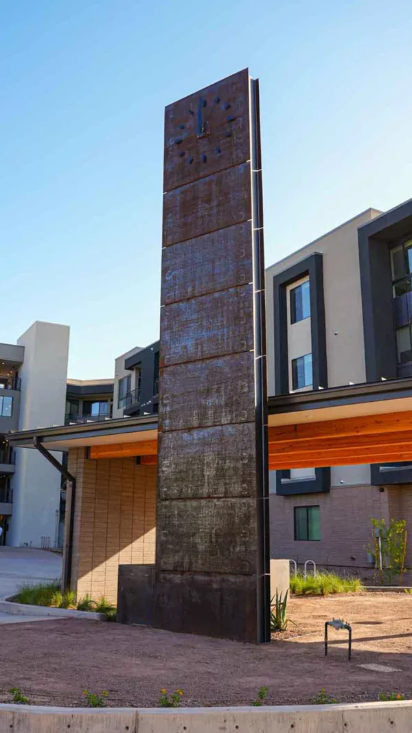 Corten Flats Entrada Building Un-rusted
